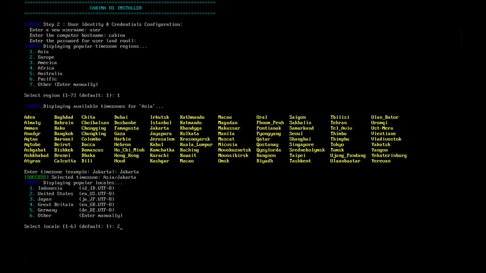Cabina OS Desktop Environment